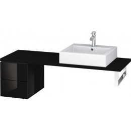 Duravit L-Cube LC685804040 Шкафчик для консоли 32 см Черный глянцевый