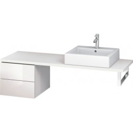 Duravit L-Cube LC685902222 Шкафчик для консоли 42 см Белый глянцевый