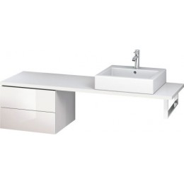 Duravit L-Cube LC686002222 Шкафчик для консоли 52 см Белый глянцевый
