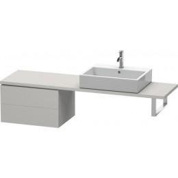 Duravit L-Cube LC686100707 Шкафчик для консоли 62 см Бетонно-серый матовый
