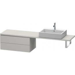 Duravit L-Cube LC686200707 Шкафчик для консоли 82 см Бетонно-серый матовый