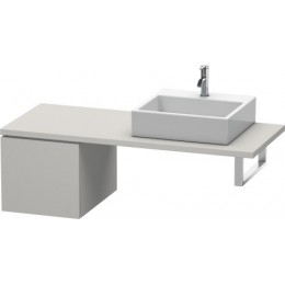 Duravit L-Cube LC686500707 Шкафчик для консоли 42 см Бетонно-серый матовый