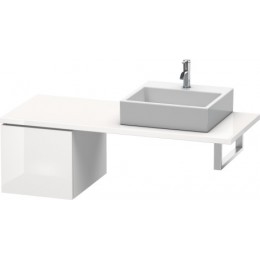 Duravit L-Cube LC686502222 Шкафчик для консоли 42 см Белый глянцевый