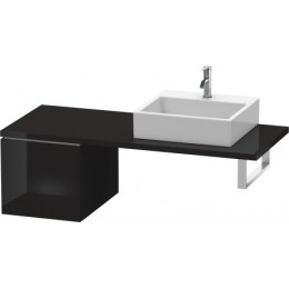 Duravit L-Cube LC686504040 Шкафчик для консоли 42 см Черный глянцевый