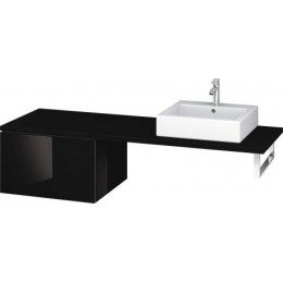 Duravit L-Cube LC686704040 Шкафчик для консоли 62 см Черный глянцевый