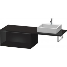 Duravit L-Cube LC686804040 Шкафчик для консоли 82 см Черный глянцевый
