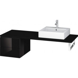 Duravit L-Cube LC687504040 Шкафчик для консоли 42 см Черный глянцевый