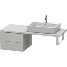Duravit L-Cube LC687600707 Шкафчик для консоли 62 см Бетонно-серый матовый