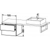 Duravit L-Cube LC687602222 Шкафчик для консоли 52 см Белый глянцевый