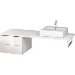 Duravit L-Cube LC687602222 Шкафчик для консоли 52 см Белый глянцевый