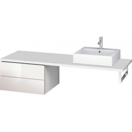 Duravit L-Cube LC687702222 Шкафчик для консоли 62 см Белый глянцевый