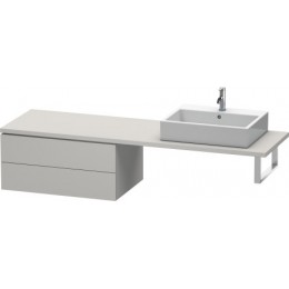 Duravit L-Cube LC687800707 Шкафчик для консоли 82 см Бетонно-серый матовый