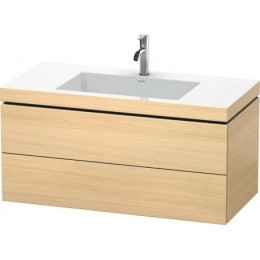 Duravit L-Cube LC6928T7171 Умывальник мебельный с подвесной тумбочкой 100 см Средиземноморский дуб