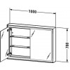 Duravit L-Cube LC755200000 Зеркальный шкафчик 100 см