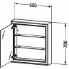 Duravit L-Cube LC7650L0000 Зеркальный шкафчик (встраиваемый) 65 см
