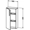 Duravit Vero VE1155R2121 Шкаф 50 см Орех темный