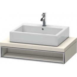 Duravit Vero VE654109191 Тумба подвесная 80 см Серо-коричневый декор