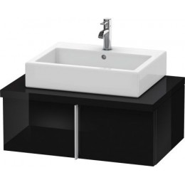 Duravit Vero VE655104040 Тумба подвесная 80 см Черный глянцевый