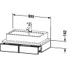 Duravit Vero VE656101010 Тумба подвесная 80 см Абрикосово-жемчужный глянцевый