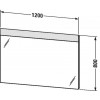 Duravit Vero VE747000000 Зеркало с подсветкой 120 см Duravit Vero VE747000000 Зеркало с подсветкой 120 см