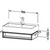 Duravit Vero Air VA602704040 Тумба подвесная 78 см Черный глянцевый