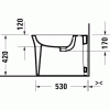 Duravit White Tulip  2293100000 Биде напольное белый