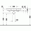 Duravit White Tulip  2363750060 Раковина 75 см белый