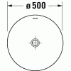 Duravit White Tulip  2702500070 Раковина 50 см белый