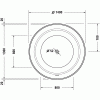Duravit White Tulip 700470000000000 Ванна отдельностоящая 140 см, белый