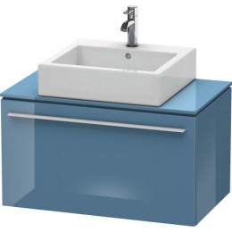 Duravit X-Large XL650104747 Тумба подвесная 80 см Каменно-синий глянцевый