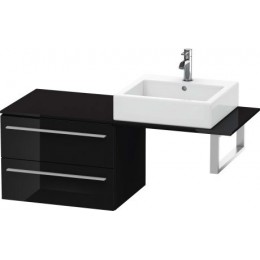Duravit X-Large XL652404040 Низкий шкаф для консоли 60 см Черный глянцевый