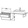 Duravit X-Large XL652402222 Низкий шкаф для консоли 60 см Белый глянцевый