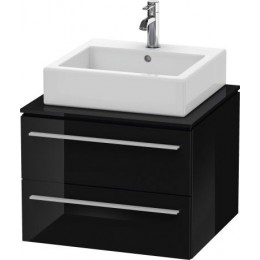 Duravit X-Large XL671704040 Тумба подвесная 60 см Черный глянцевый