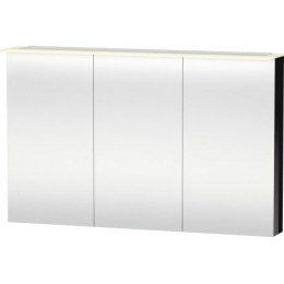 Duravit X-Large XL759604040 Зеркальный шкаф 120 см Черный глянцевый