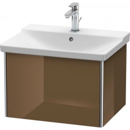 Duravit XSquare XS408006161 Тумба подвесная 61 см Коричнево-оливковый глянцевый