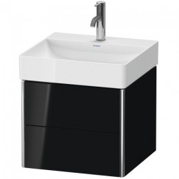 Duravit XSquare XS416004040 Тумба подвесная 48 см Черный глянцевый