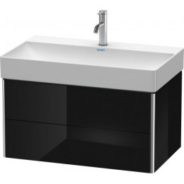 Duravit XSquare XS416204040 Тумба подвесная 78 см Черный глянцевый