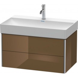 Duravit XSquare XS416206161 Тумба подвесная 78 см Коричнево-оливковый глянцевый