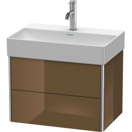 Duravit XSquare XS416706161 Тумба подвесная 58 см Коричнево-оливковый глянцевый