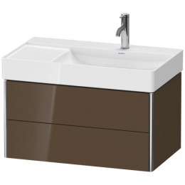 Duravit XSquare XS416906161 Тумба подвесная 78 см Коричнево-оливковый глянцевый