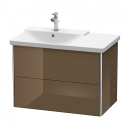 Duravit XSquare XS418406161 Тумба подвесная 81 см Коричнево-оливковый глянцевый