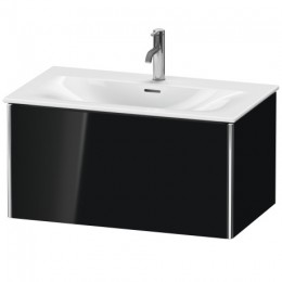 Duravit XSquare XS422404040 Тумба подвесная 81 см Черный глянцевый