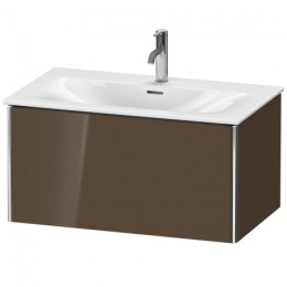 Duravit XSquare XS422406161 Тумба подвесная 81 см Коричнево-оливковый глянцевый