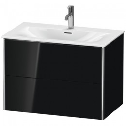 Duravit XSquare XS432404040 Тумба подвесная 81 см Черный глянцевый