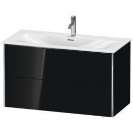 Duravit XSquare XS432504040 Тумба подвесная 101 см Черный глянцевый
