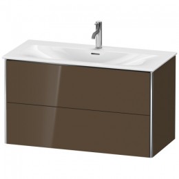 Duravit XSquare XS432506161 Тумба подвесная 101 см Коричнево-оливковый глянцевый