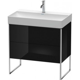 Duravit XSquare XS444304040 Тумба напольная 78 см Черный глянцевый