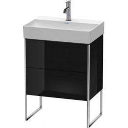 Duravit XSquare XS445304040 Тумба напольная 58 см Черный глянцевый