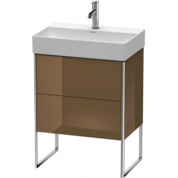 Duravit XSquare XS445306161 Тумба напольная 58 см Коричнево-оливковый глянцевый