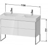 Duravit XSquare XS445602222 Тумба напольная 118 см Белый глянцевый